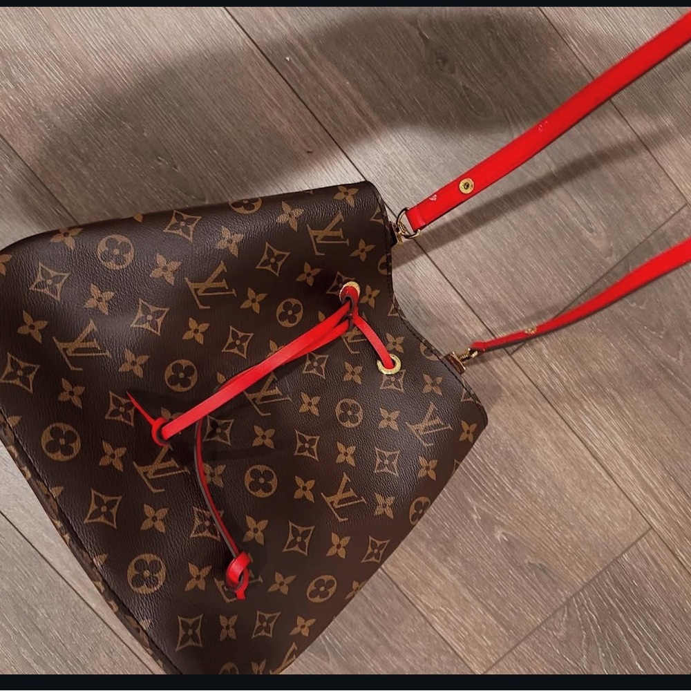Louis Vuitton Brown and Red Women's Bag